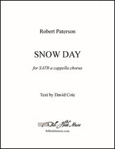 Snow Day SATB Choral Score cover